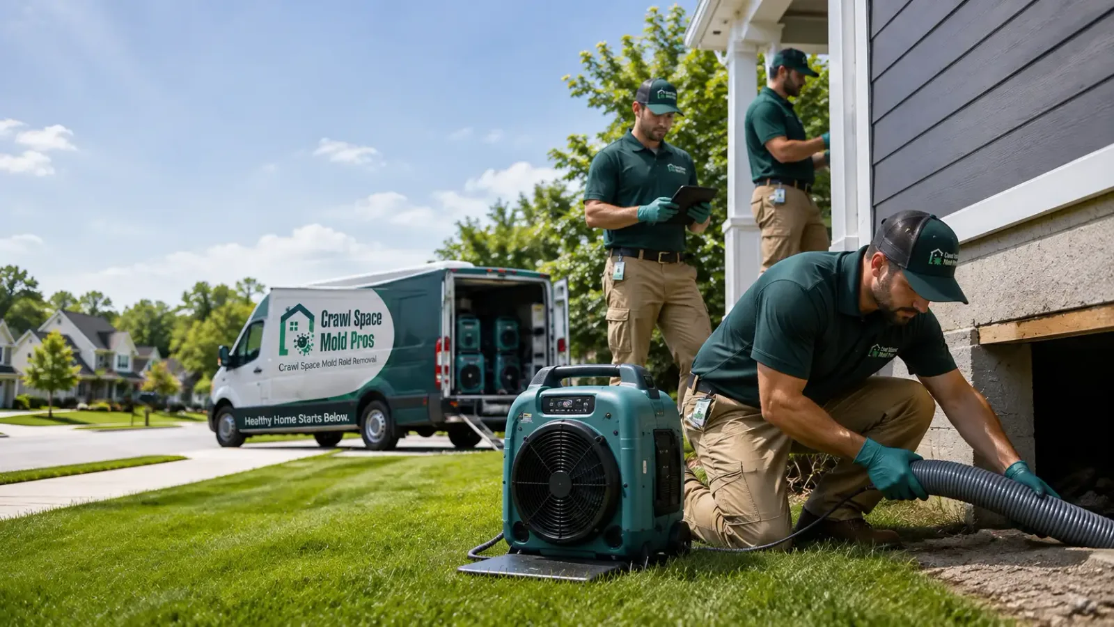 Crawl Space Mold Removal in Nashville, AR